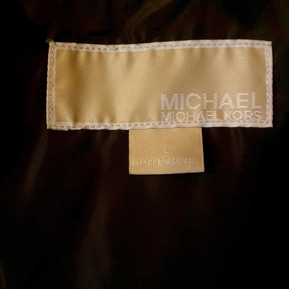 Michael Kors light weight hooded jacket size large EUC - Picture 3 of 3